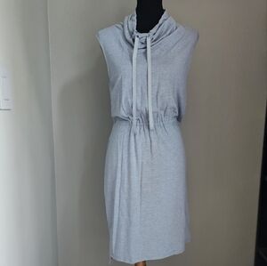 Heather Blue Cozy Sleeveless Dress